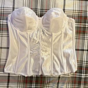 Bridal Bustier / Corset w/ garters